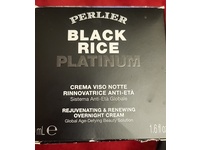 Perlier Rejuvenating & Renewing Overnight Cream, Black Rice Platinum, 1.6 fl oz - thumbnail 2