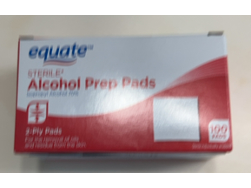 Equate Sterile Alcohol Prep Pads, 100 Count