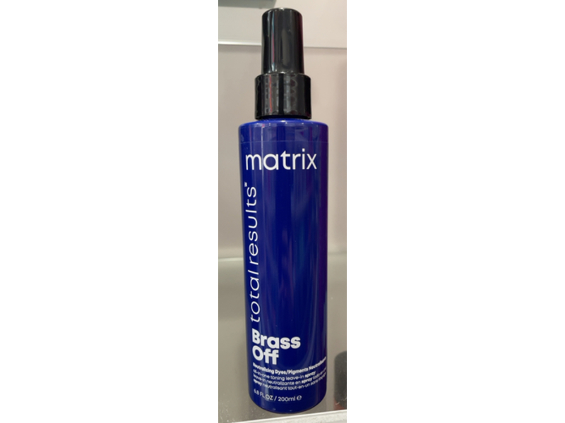 Matrix Total Results All - In - One Toning Leave - In Spray, Brass Off, 6.8 fl oz/200 mL