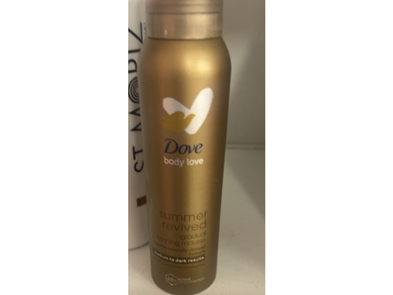 Dove Body Love Summer Revived Gradual Tanning Mousse, Medium To Dark, 150 mL