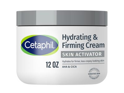 Cetaphil Hydrating & Firming Cream, AHA & CICA, 12 oz/340 g