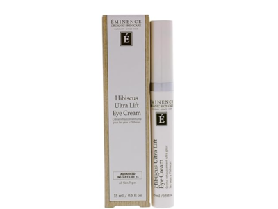 Eminence Organic Skincare Hibiscus Ultra Lift Eye Cream, 0.5 fl oz/15 mL