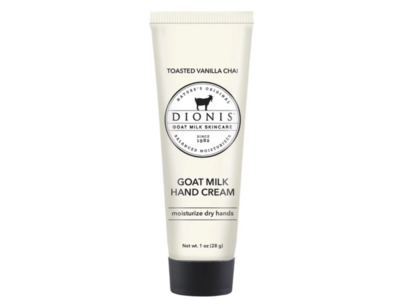 Dionis Goat Milk Moisturize Hand Cream, Toasted Vanilla Chay, 2.5 oz/71 g