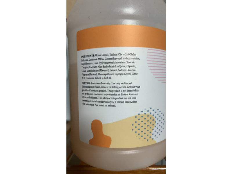 Ginger Lily Farms Botanicals Hand Soap, Coco Mango, 128 fl oz/3.78 L