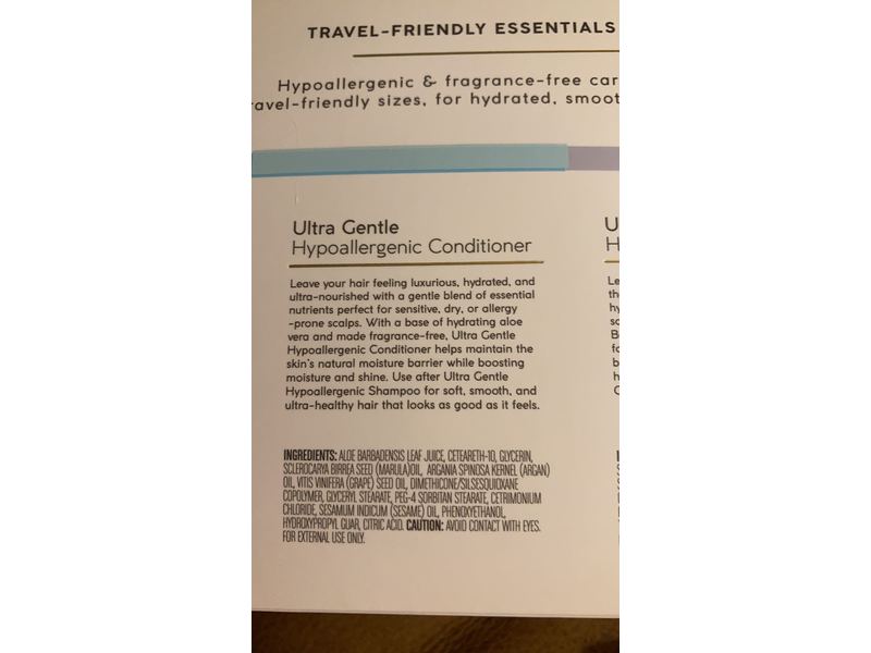 Theorie Ultra Gentle Hypoallergenic Conditioner, Fragrance-Free, 3 fl oz / 90 mL