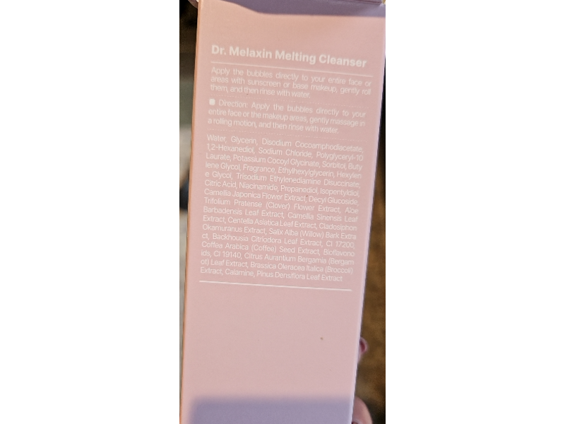 Dr.Melaxin Melting Bubble Foaming Cleanser, Calamine + Niacinamide, 5.07 fl oz/150 mL