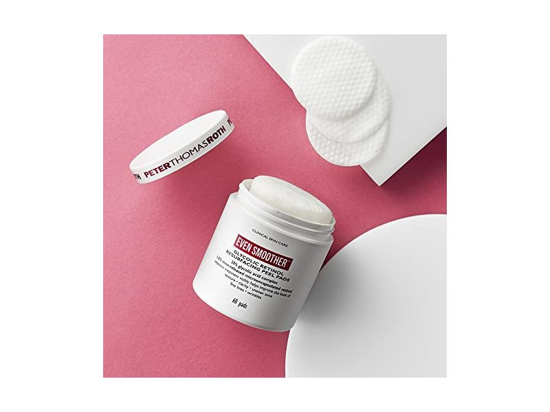 Peter Thomas Roth Even Smoother Glycolic Retinol Resurfacing Peel Pads 60 ct.