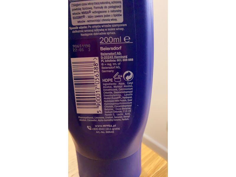 Nivea Hairmilk Regeneration Shampoo, 200 mL