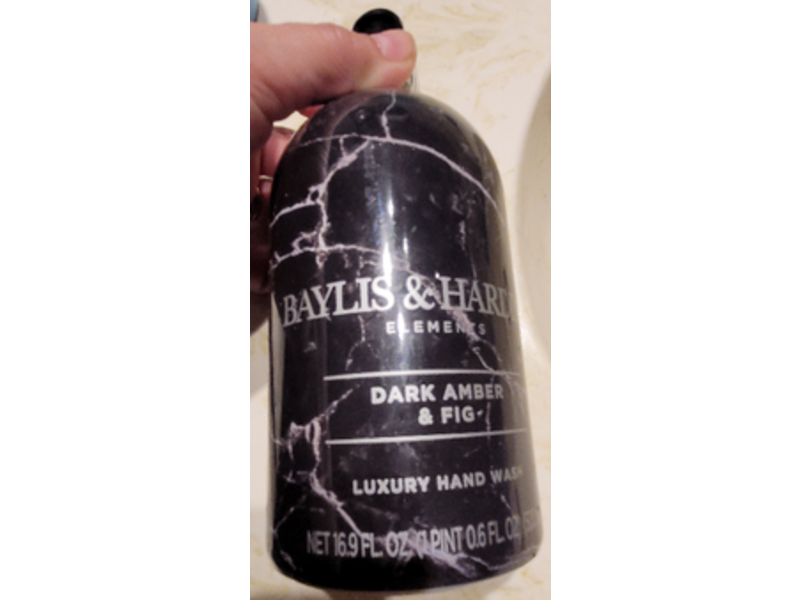 Baylis & Harding Luxury Hand Wash, Dark Amber & Fig, 16.9 fl oz/500 mL, Pack Of 3