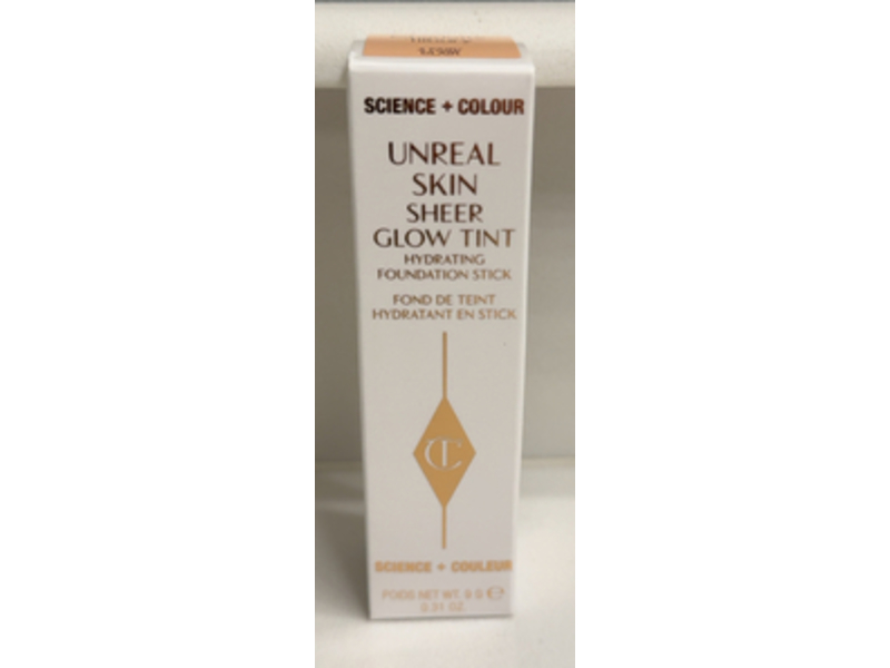 Charlotte Tilbury Unreal Skin Sheer Glow Tint Hydrating Foundation Stick, 4 Fair, 0.31 oz/9 g