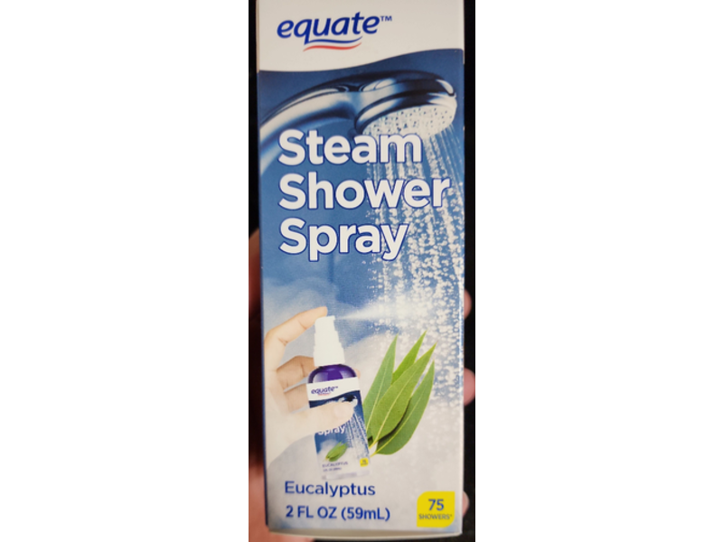 Equate Steam Shower Spray, Eucalyptus, 2 fl oz/59 mL