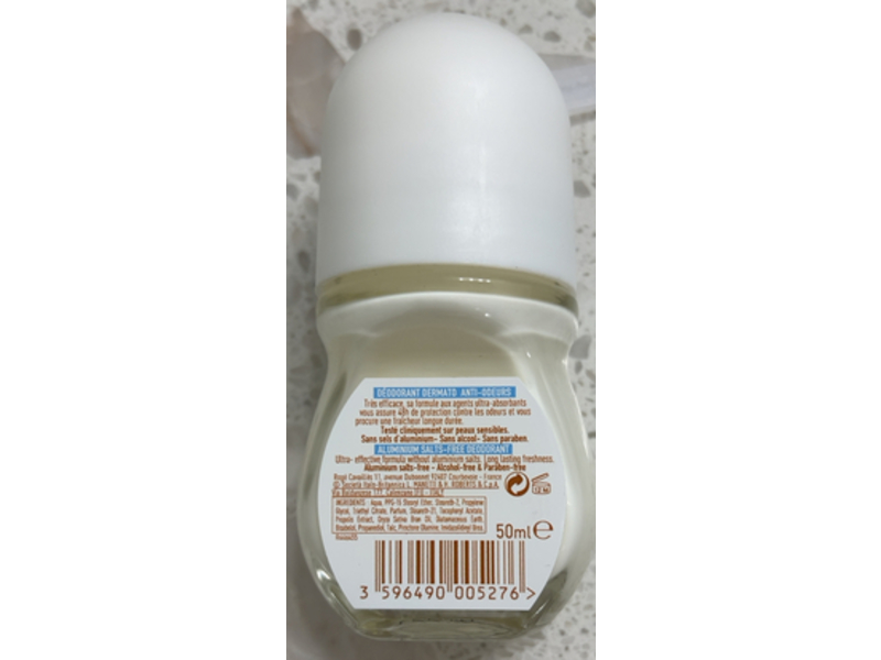 Roge Cavailles Dermato Roll On Deodorant, 50 mL