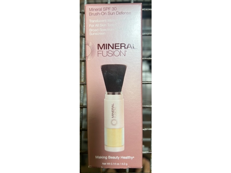 Mineral Fusion Brush-On Sun Defense Powder Sunscreen, SPF 30, 0.14 oz/4 g