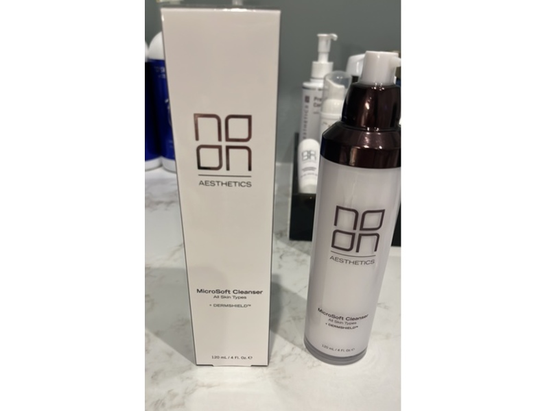 Noon Aesthetics Microsoft Cleanser, 4 fl oz/120 mL