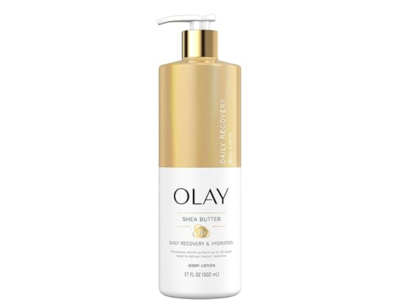 Olay Daily Recovery Body Lotion, Shea Butter, 17 fl oz/502 mL