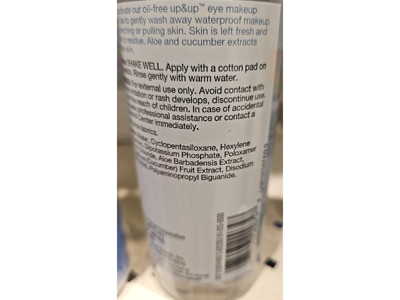 Up & Up Eye Makeup Remover, 5.5 fl oz/162.6 mL