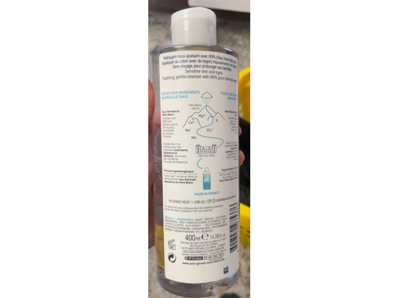 Saint-Gervais Mont Blanc Eau Micellaire Thermale, 400 mL