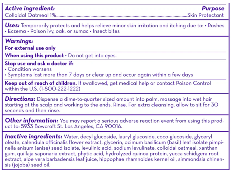 California Baby Therapeutic Relief Eczema Shampoo & Bodywash, 8.5 fl oz/251 mL