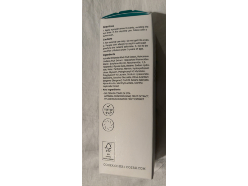 Cosrx Booster Serum, Aha+ Bha & Vitamin C , 1.01 fl oz/30 mL