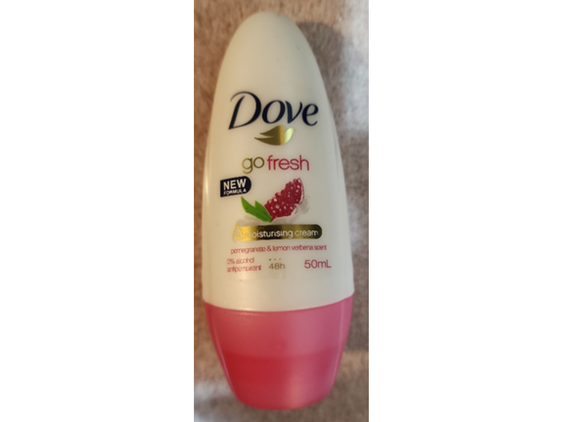 Dove Go Fresh Moisturizing Antiperspirant, Pomegranate & Lemon Verbena Scent, 50 mL