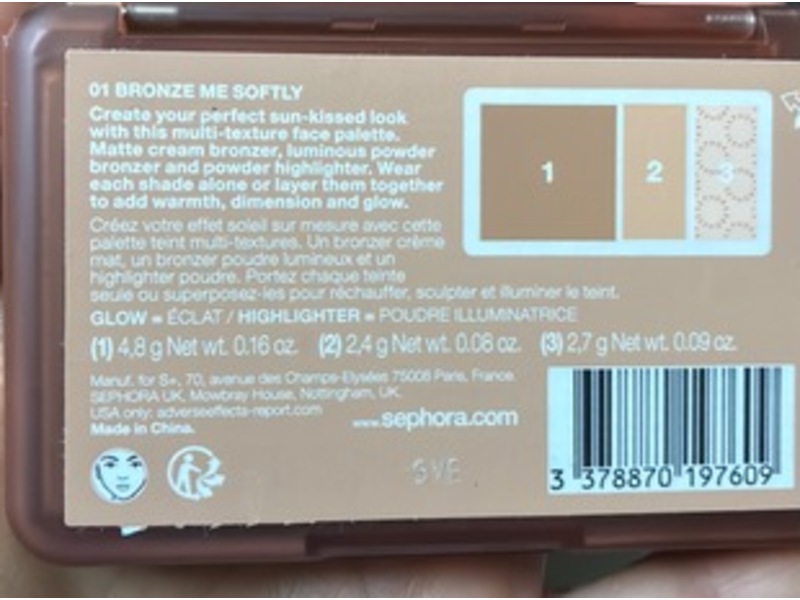 Sephora Bronze Glow, 01 Bronze Me Softly