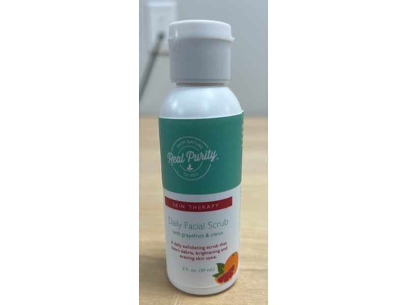 Real Purity Daily Facial Scrub, Grapefruit & Citrus, 2 fl oz/59 mL