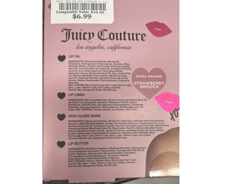 Juicy Couture Sealed With A Kiss Total Lip Set