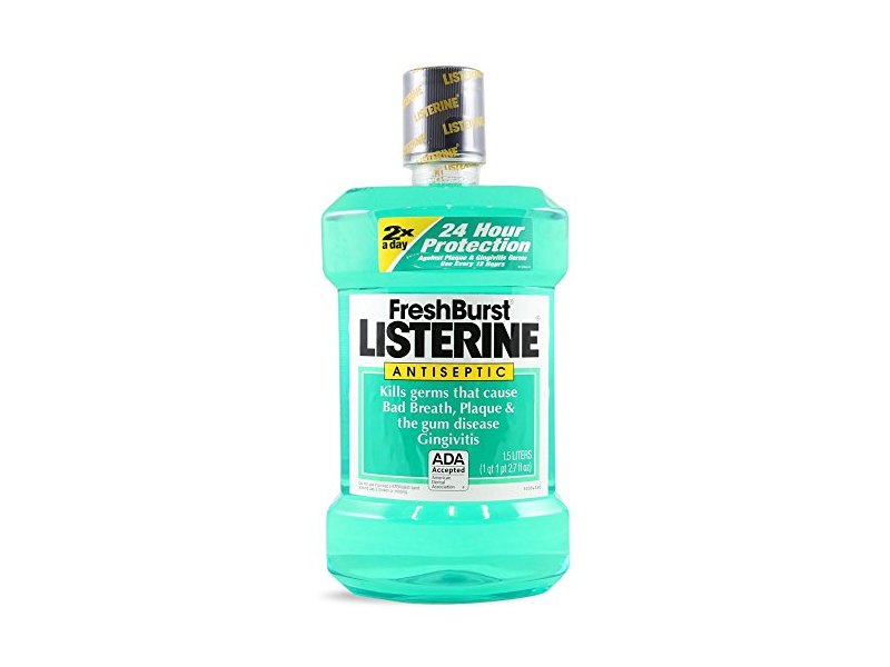 Listerine FreshBurst Antiseptic Mouthwash, 1.5 L/2.7 fl oz Ingredients
