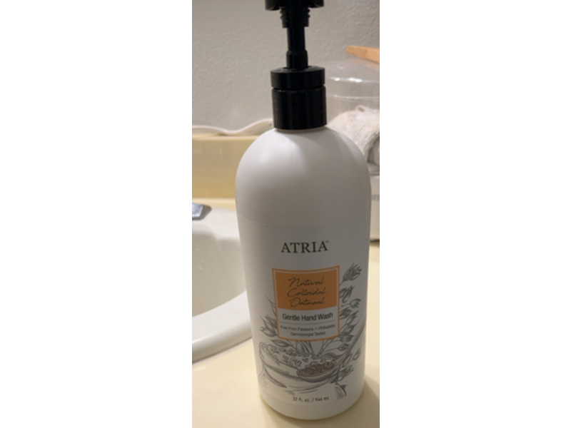 Atria Natural Colloidal Oatmeal Gentle Hand Wash, 32 fl oz/946 mL