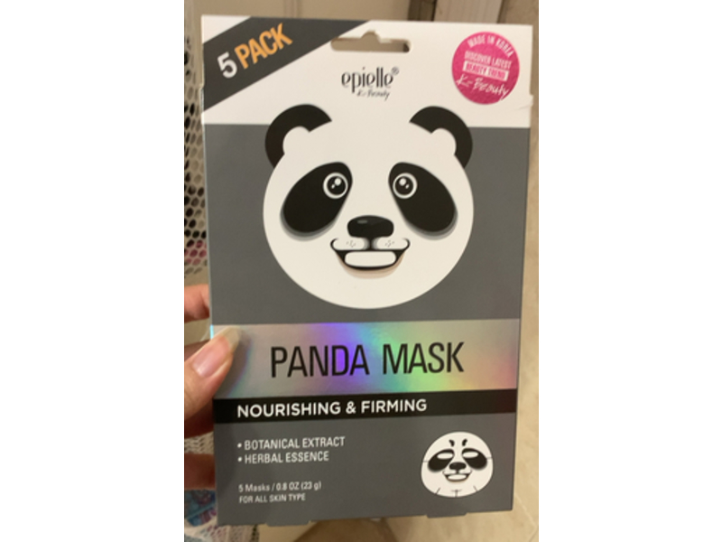 Epielle Nourishing & Firming Panda Masks, 0.8 oz/23 g, 5 Count