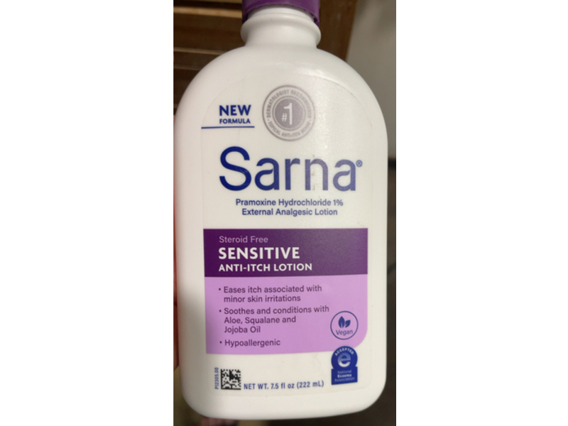Sarna Sensitive Steroid-Free Anti-Itch Lotion, 7.5 fl oz