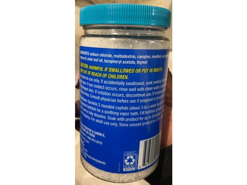 Vicks Vapobath Bath Crystals, Soothing Vapors, 15 oz/425 g