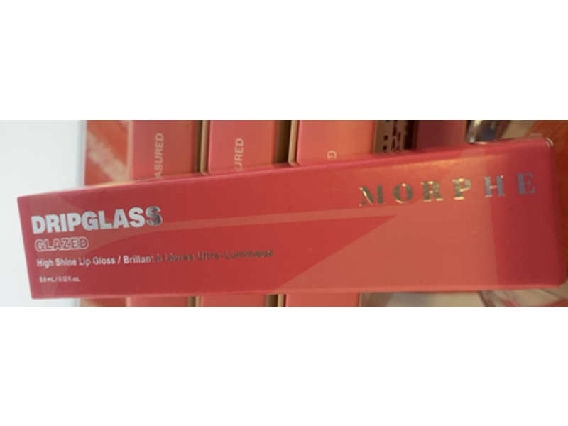 Morphe Dripglass Glazed High Shine Lip Gloss, Pink Mirror, 0.12 fl oz/3.8 mL