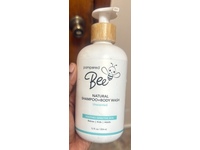 Pampered Bee Natural Shampoo + Body Wash, Unscented, 12 fl oz/354 mL - Image 3
