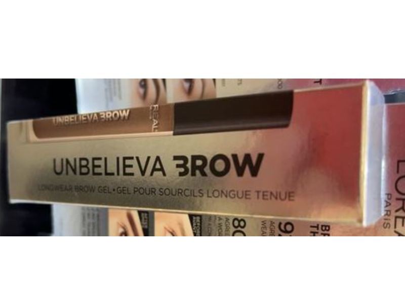 L'Oreal Paris Unbelieva Brow Gel, Dark Blonde, 0.15 fl oz/4.5 mL