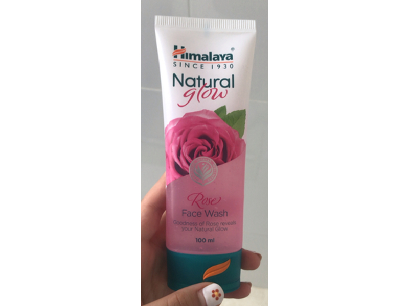 Himalaya Natural Glow Face Wash, Rose, 100 mL
