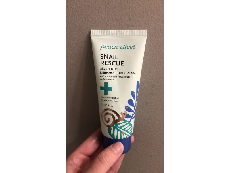 Peach Slices Snail Rescue All-In-One Deep Moisture Cream, 2.82 oz/80 g
