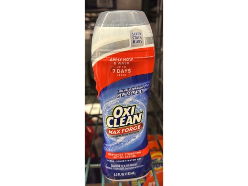 Oxi Clean Max Force Laundry Stain Remover, 6.2 fl oz/183 mL