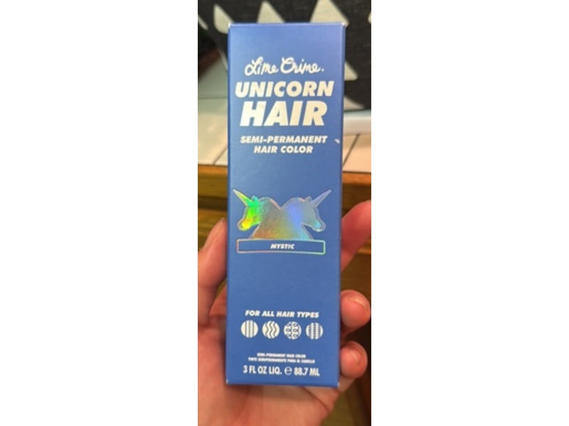Lime Crime Unicorn Semi-Permanent Hair Color, Mystic, 3 fl oz/88.7 mL