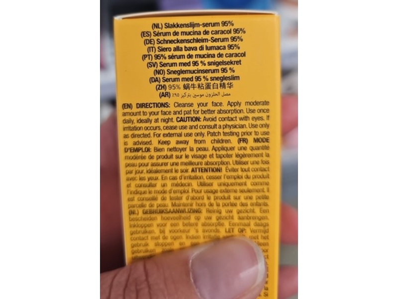 Masque Bar My Ingredients Serum, Snail Mucin, 1 fl oz/30 mL