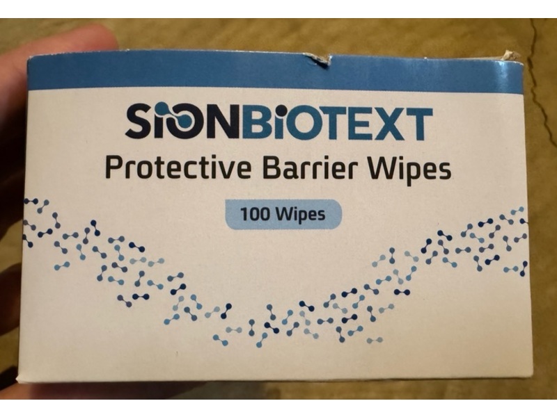 Sionbiotext Protective Barrier Wipes, 100 Count