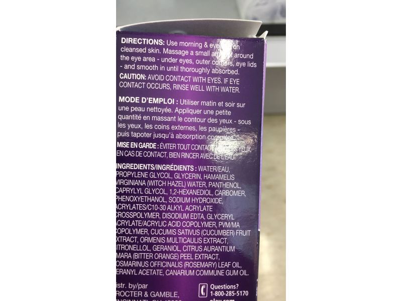 Olay Age Defying Revitalizing Eye Gel, Procter & Gamble