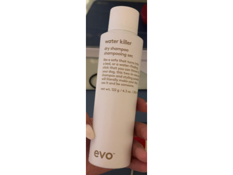 Evo Hair Water Killer Dry Shampoo, 4.3 oz/200 mL