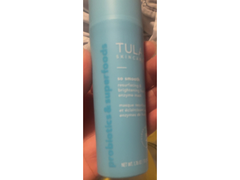 Tula Skin Care So Smooth Resurfacing & Brightening Fruit Enzyme Mask, 1.76 oz/50 g