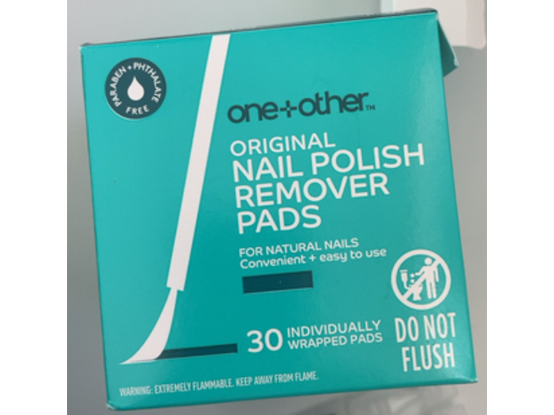 One + Other Original Nail Polish Remover Pads, 30 Count