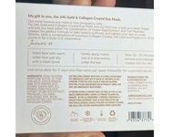 James 24k Gold & Collagen Crystal Eye Mask, 2 fl oz/60 g, Pack Of 5 - thumbnail 3