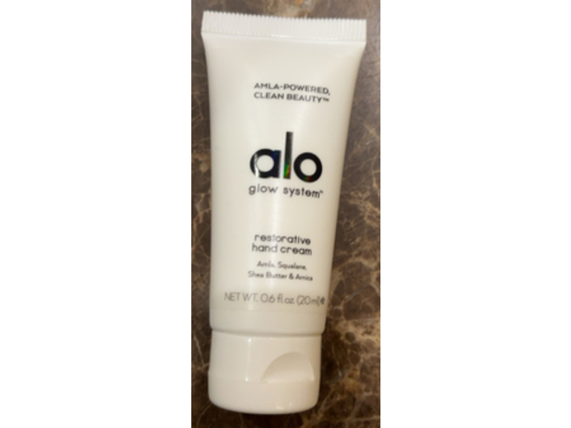 Alo Glow System Restorative Hand Cream, 0.6 fl oz/20 mL