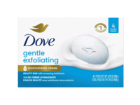 Dove Gentle Exfoliating Beauty Bar Soap, 3.75 oz/106 g, Pack Of 4 - thumbnail 1
