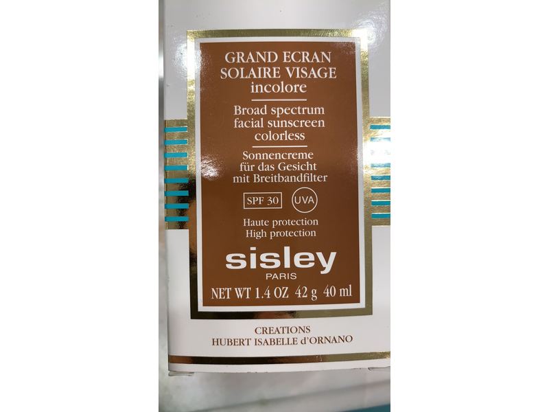 Sisley Broad Spectrum Facial Sunscreen, SPF 30, Colorless, 1.4 oz/42 g