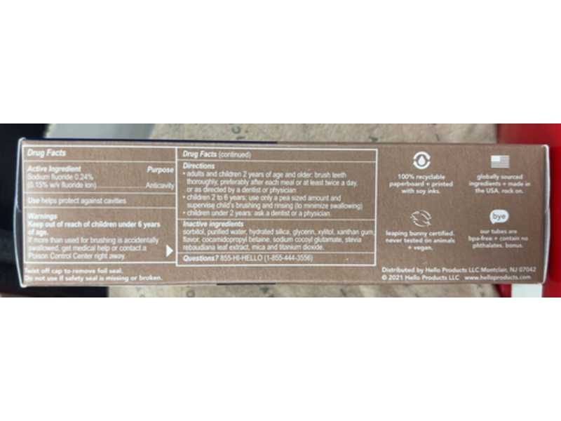 Hello Dragon Dazzle Fluoride Toothpaste, Blue Raspberry, 4.2 oz/119 g, Pack Of 3